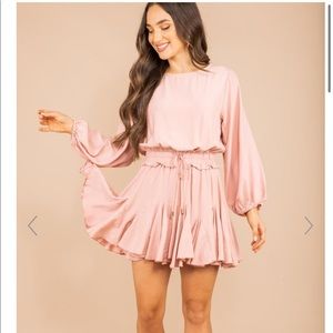 Home With You Dusty Rose Pink Romper